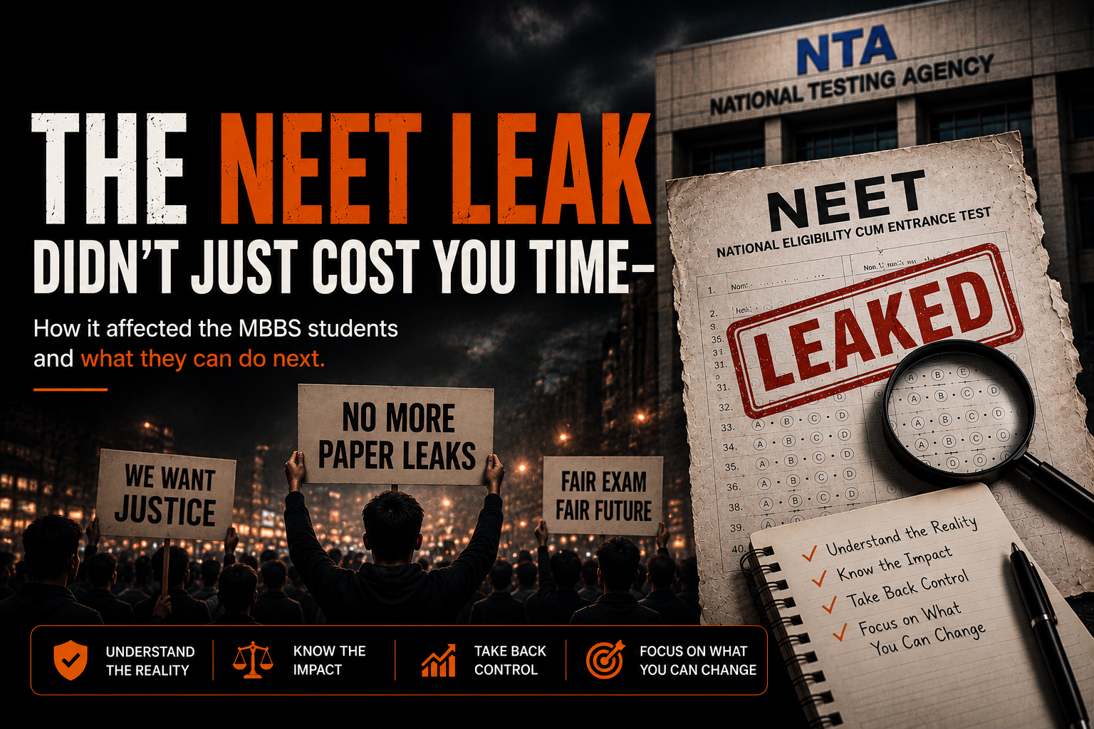 The NEET Leak Didn't Just Cost You Time. Here's the Part Nobody Talks About.